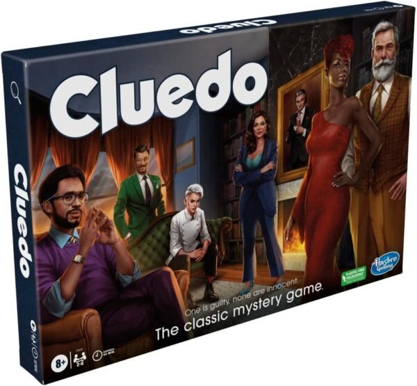 Cluedo Board Game for Children Aged 8 and Up, Reimagined Classic for 2-6 Players, Detective Mystery Games, Family Time, and Adults