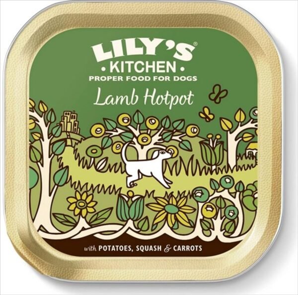 Lily's Kitchen Natural Adult Dog Food Wet Trays - Classic Dinners Multipack - Chicken, Lamb & Beef - Complete Meal Recipes (6 Trays x 150g)