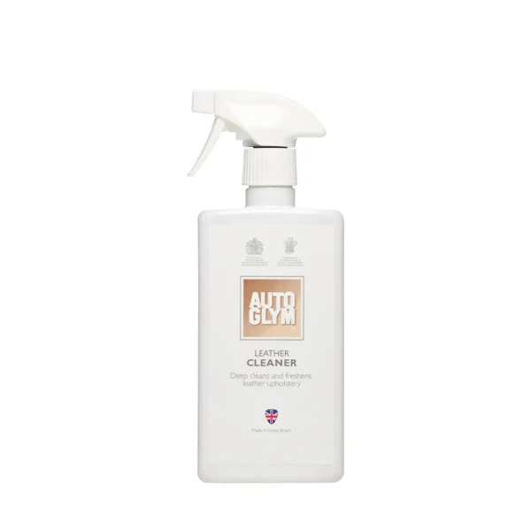 Autoglym Leather Cleaner, 500ml - Car Leather Cleaner Deep Cleans and Freshens Automotive Leather Upholstery